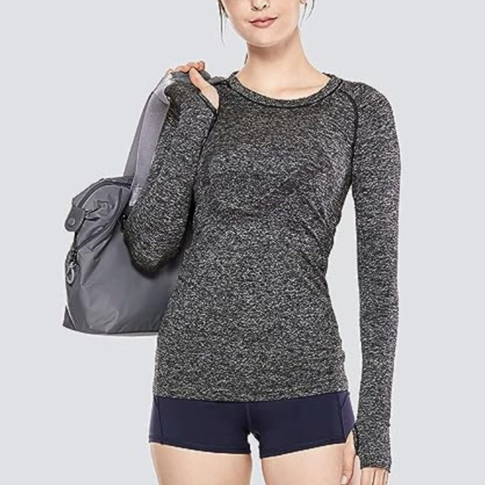 CRZ Seamless Long Sleeve Workout Top - Medium